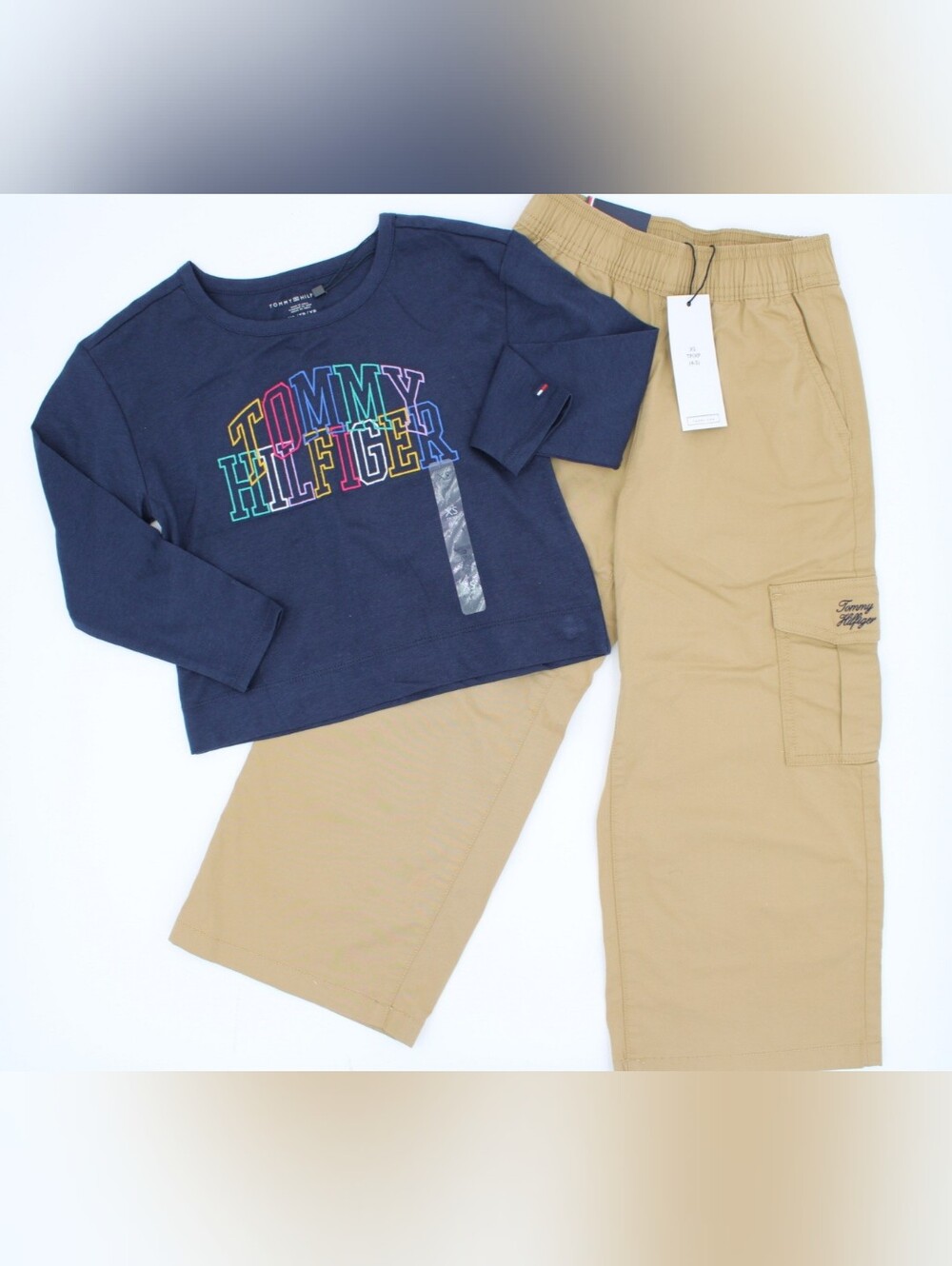 NWT Tommy Hilfiger Girls 2-Pc Set XS (4-5)